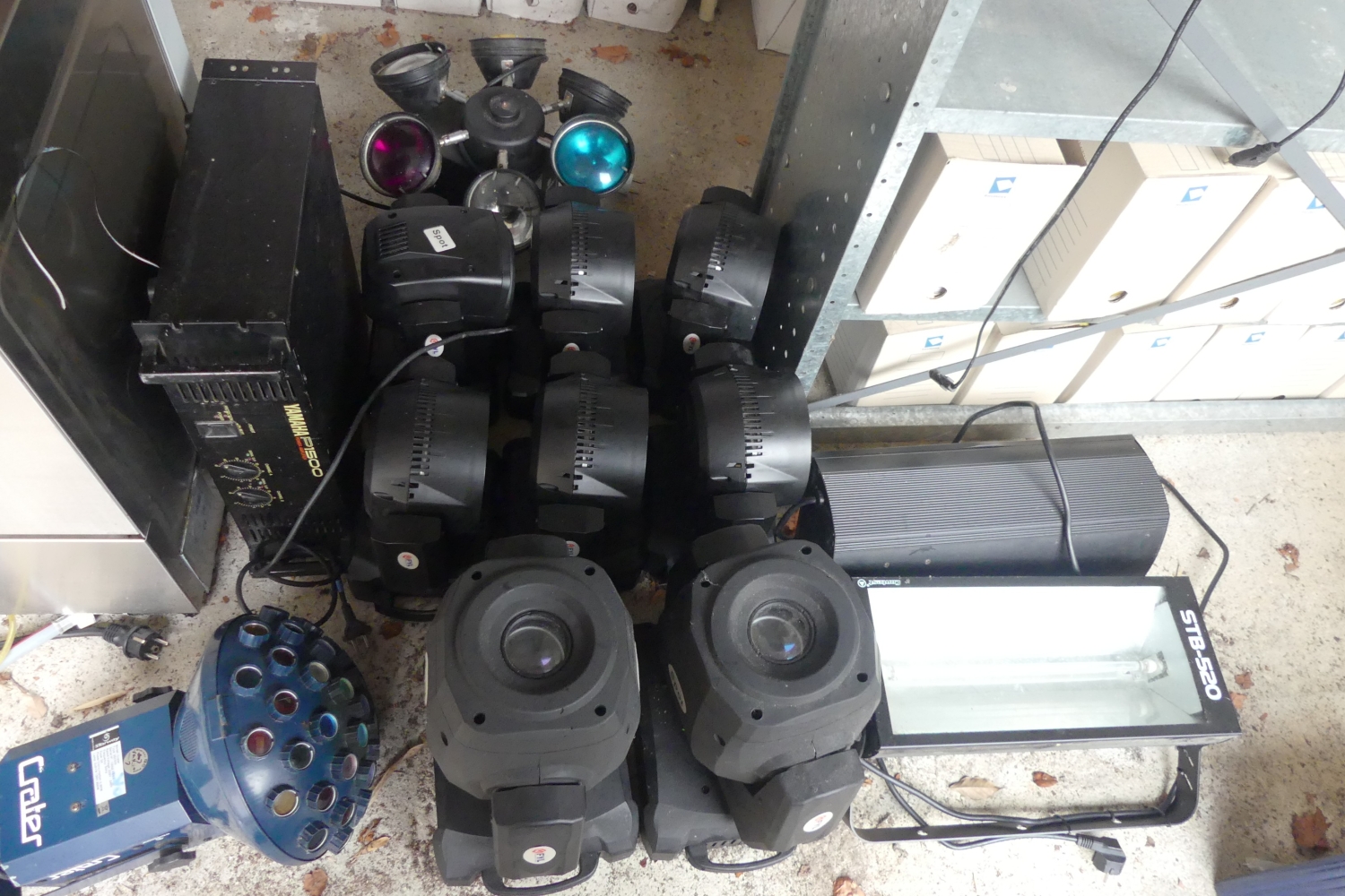 MATÉRIEL DE DISCOTHÈQUE (Vente sur désignation)